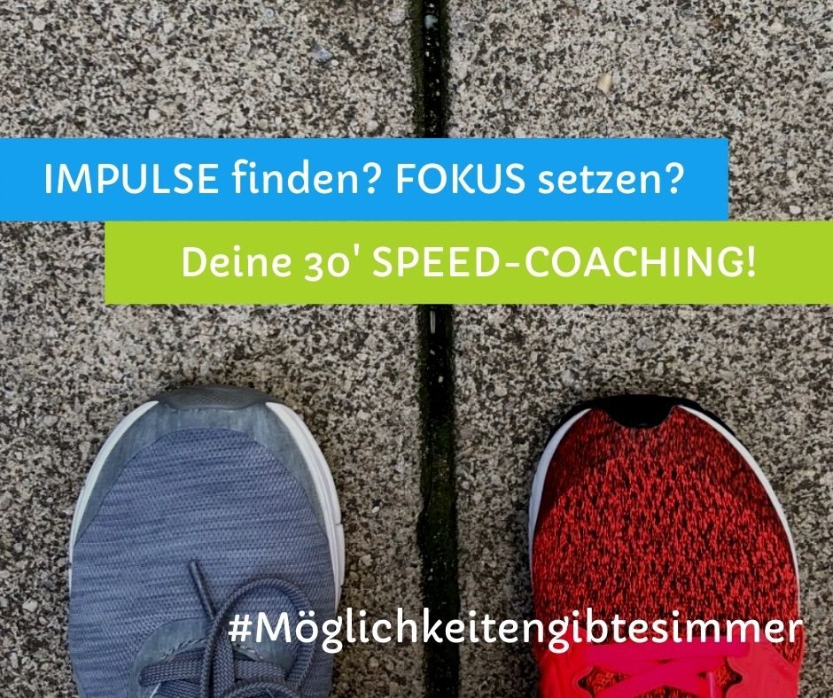 Speedcoaching JOb und Business 30 Minuten berufliches Speedcoaching für Impulse, Ideen und Entscheidungen in Job und Business